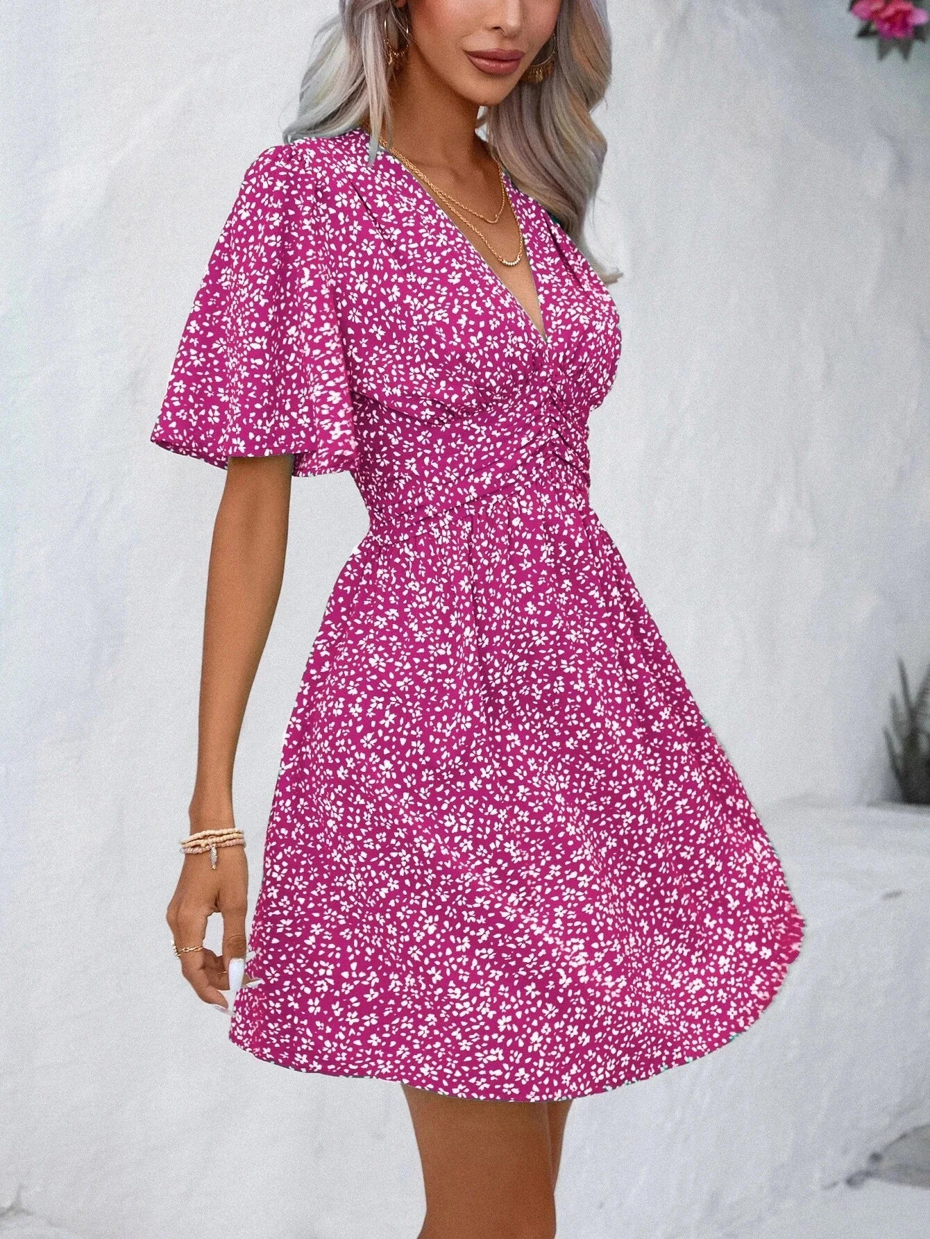 Blakely | Floral Grace Mini Dress
