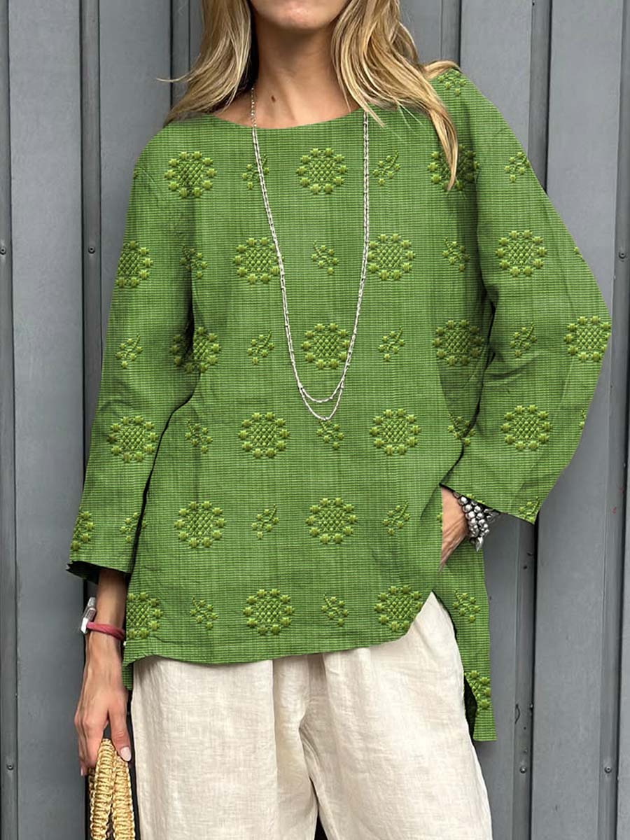 Maryan | Retro Floral Print Shirt