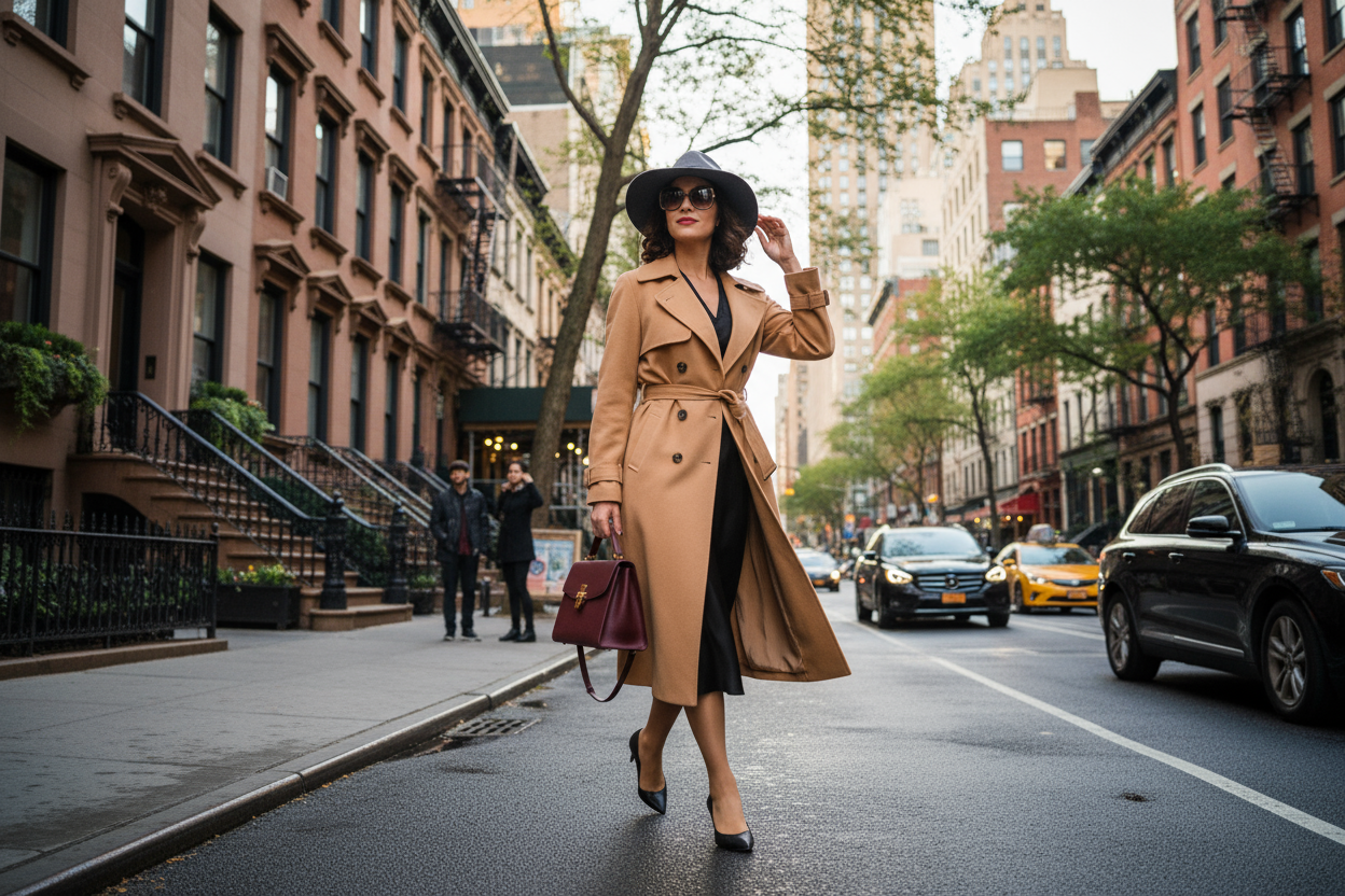 women walking street in new york : With a heart for timeless elegance