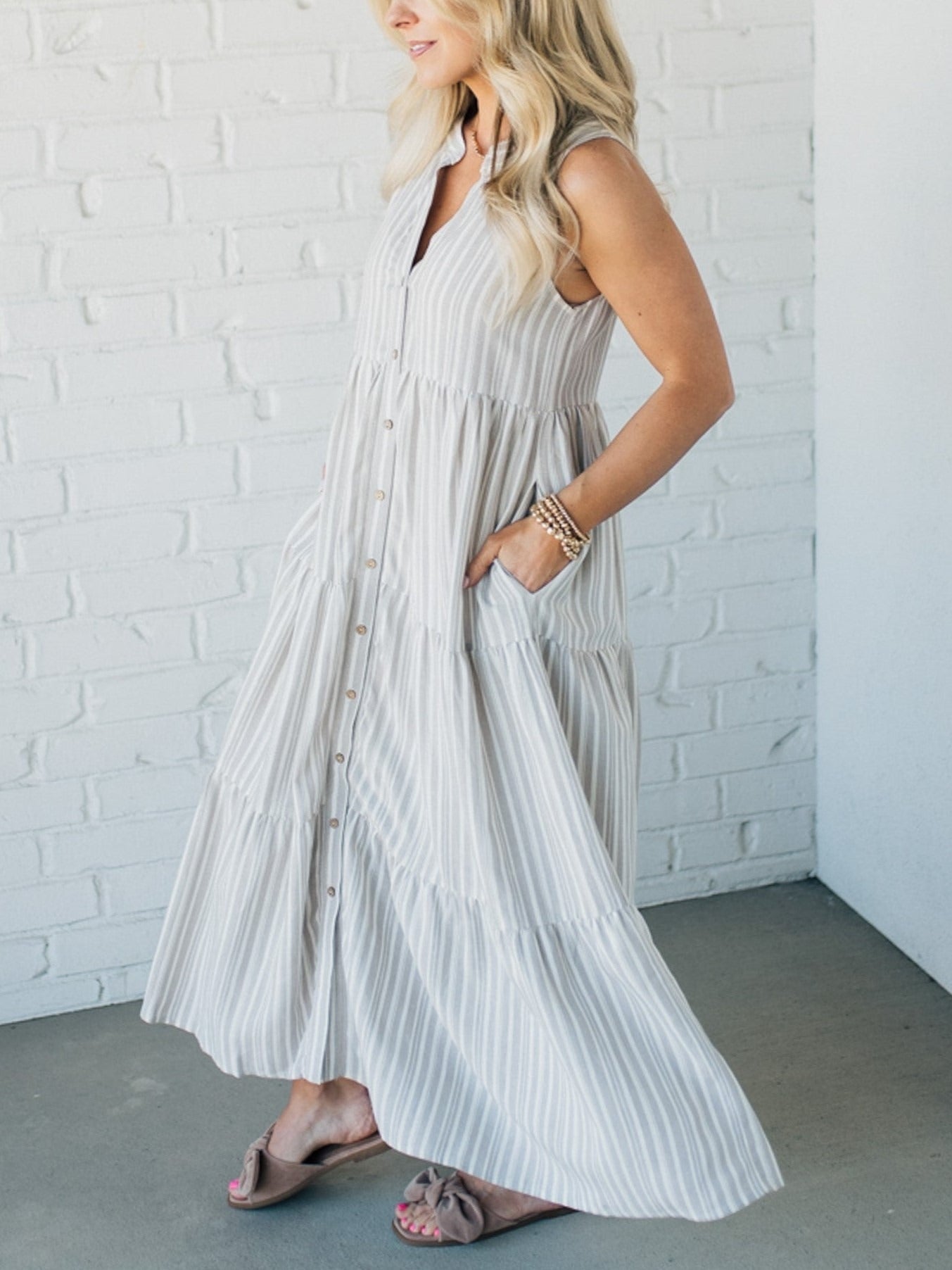 Gisela | Coastal Stripe Dress
