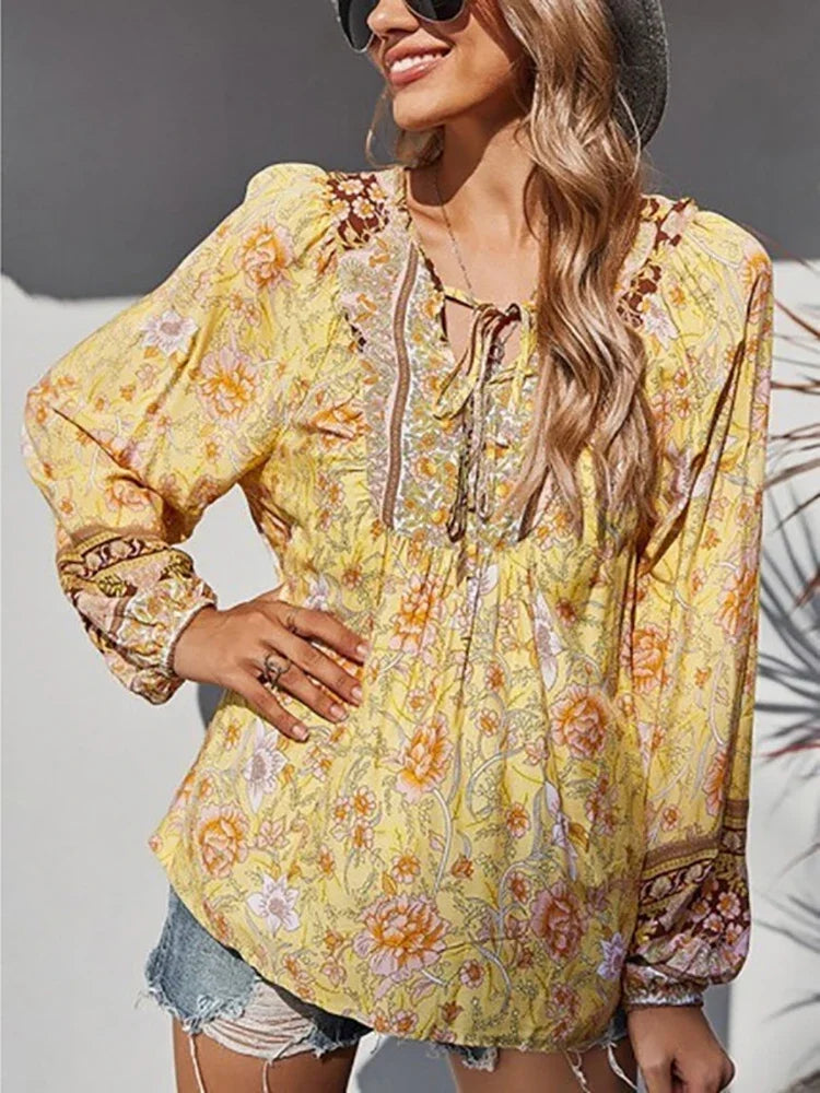 Ginie | Summer Boho Blouse
