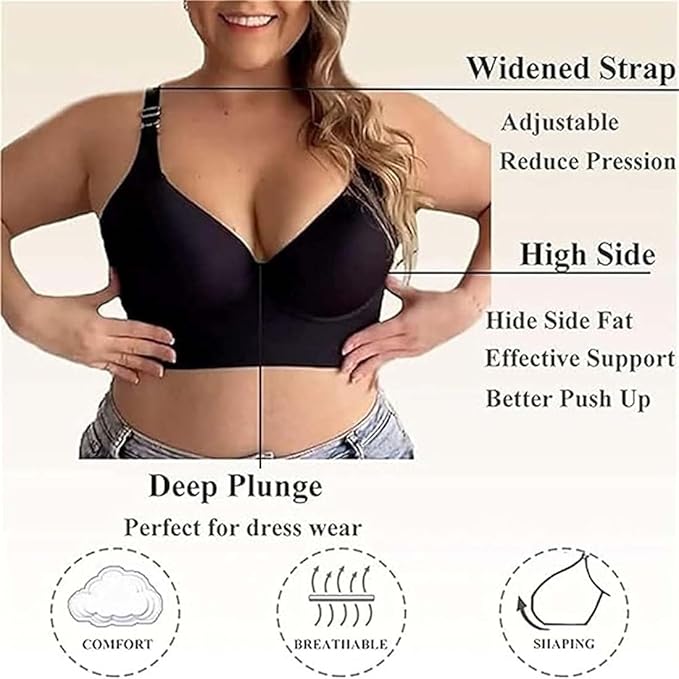 Plus Size Support Bra - Jean Style